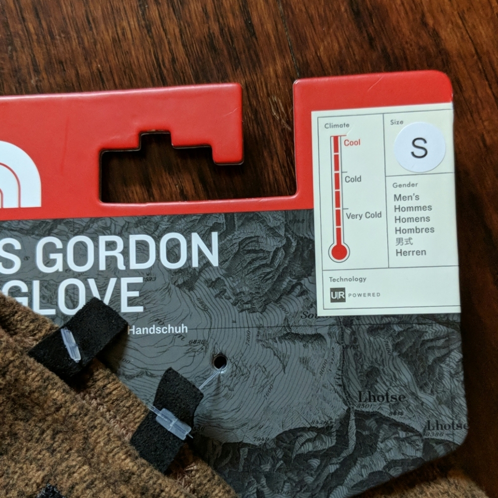 Men's U/R powered The North Face gloves - Picture 2 of 4